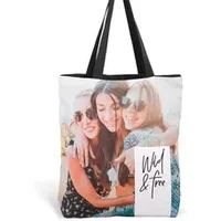 CEWE Personalised Canvas Tote Bag | 45 x 40 cm | High Quality Double Sided Printing