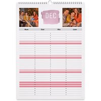 CEWE Personalised Family Photo Calendar | A3 & A4 Options Available | Choose Your Own Start Month