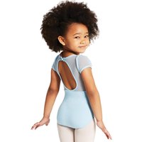 Maillot Manga Abullonada Capezio Back Keyhole