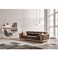 Ambar Original 2 Seater Sofa Italian Brown Real Fabric