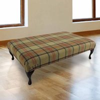 Wool Footstool In Beningborough Goldcrest