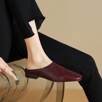 CHIKO Kelsey Square Toe Block Heels Clogs/Mules Shoes