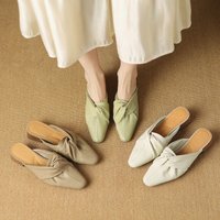 CHIKO Zoya Pointy Toe Block Heels Clogs/Mules Shoes