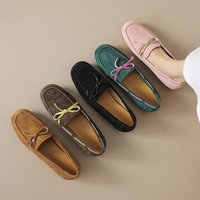 CHIKO Adannaya Round Toe Block Heels Loafer Flats