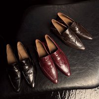 CHIKO Aiyana Pointy Toe Block Heels Loafers Shoes