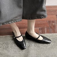 CHIKO Akane Square Toe Block Heels Mary Jane Shoes