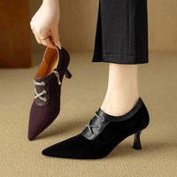 CHIKO Bevelyn Pointy Toe Kitten Heels Booties