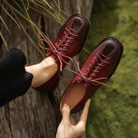 CHIKO Beryl Round Toe Block Heels Moccasins