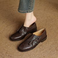 CHIKO Bistra Round Toe Block Heels Moccasins