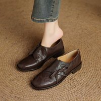 CHIKO Bistra Round Toe Block Heels Moccasins