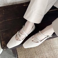 CHIKO Boadicea Square Toe Block Heels Pumps Shoes