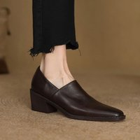 CHIKO Breeda Square Toe Block Heels Booties