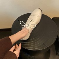 CHIKO Brindle Round Toe Block Heels Oxfords Shoes