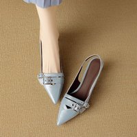 CHIKO Burroughs Pointy Toe Kitten Heels Slingback Shoes