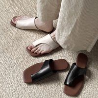 CHIKO Calico Open Toe Block Heels Slides Sandals