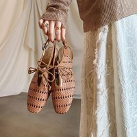 CHIKO Cari Round Toe Block Heels Moccasins