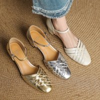 CHIKO Cardea Round Toe Block Heels Pumps Shoes