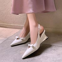 CHIKO Cartier Pointy Toe Wedge Slingback Shoes