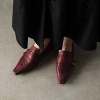 CHIKO Charna Pointy Toe Wedge Loafers Shoes