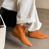 CHIKO Chandler Square Toe Wedge Ankle Boots