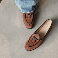 CHIKO Chelsea Round Toe Block Heels Loafers Shoes