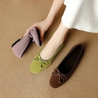 CHIKO Chanita Round Toe Block Heels Pumps Shoes
