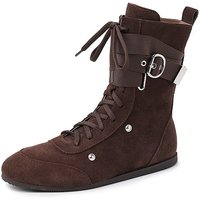CHIKO Chrissy Round Toe Block Heels Ankle Boots