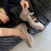 CHIKO Ciara Round Toe Wedge Pumps Shoes