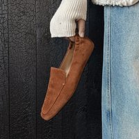 CHIKO Clarissa Square Toe Block Heels Loafers Shoes