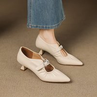 CHIKO Clarrie Pointy Toe Kitten Heels Booties