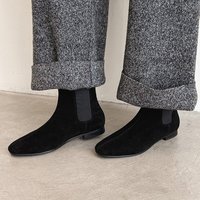 CHIKO Coe Round Toe Block Heels Ankle Boots
