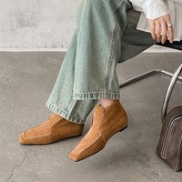 CHIKO Clementina Square Toe Wedge Ankle Boots