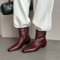 CHIKO Comiskey Square Toe Block Heels Ankle Boots