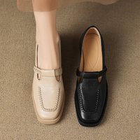 CHIKO Concordia Square Toe Block Heels T-Strap Shoes