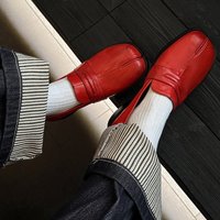 CHIKO Demeter Round Toe Block Heels Loafers Shoes