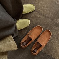 CHIKO Di Square Toe Block Heels Loafer Flats