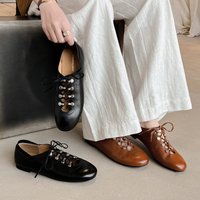 CHIKO Dion Round Toe Block Heels Oxfords Shoes