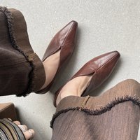 CHIKO Donielle Pointy Toe Block Heels Glove Shoes High Upper Pumps Shoes