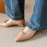 CHIKO Dido Pointy Toe Block Heels Pumps Shoes