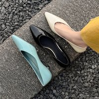 CHIKO Doralynne Pointy Toe Kitten Heels Minimalist Pumps Shoes