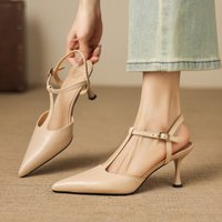 CHIKO Endora Pointy Toe Stiletto T-Strap Shoes