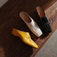 CHIKO Emeline Square Toe Wedge Clogs/Mules Shoes