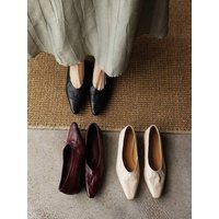 CHIKO Eveleen Pointy Toe Wedge Pumps Shoes