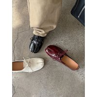 CHIKO Florice Round Toe Block Heels Tabi Shoes, Oxford Flats, Moccasins