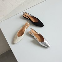 CHIKO Gabrielle Pointy Toe Wedge Slingback Shoes
