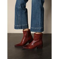 CHIKO Ginnifer Square Toe Block Heels Ankle Boots