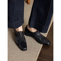 CHIKO Gertruda Square Toe Block Heels Moccasins