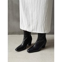 CHIKO Gus Pointy Toe Block Heels Ankle Boots