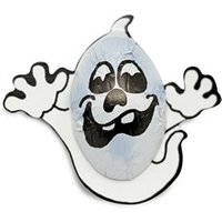 Chocolate ghosts - Bag of 8 - 5.00 Chocolate ghosts - Bag of 8