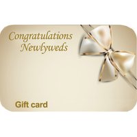 Wedding Newlyweds Gift Card